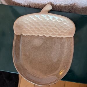 Acorn Shaped Ceramic Dish